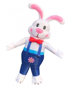Adult Rabbit/Bunny Easter Inflatable blow up Costume