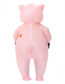 Pink Pig Inflatable blow up Costume
