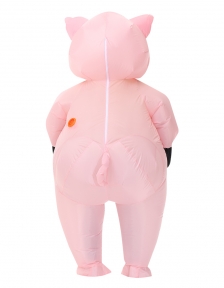 Pink Pig Inflatable blow up Costume