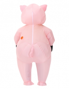 Pink Pig Inflatable blow up Costume