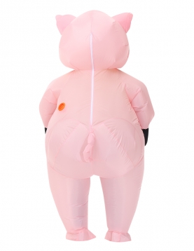 Pink Pig Inflatable blow up Costume