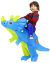 Kids Green Dinosaur Triceratops Inflatable Costume
