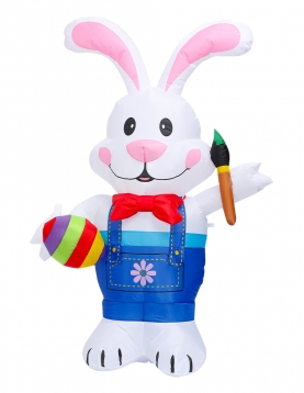 Easter Bunny Inflatable Blow Up Party Decor 1.8m