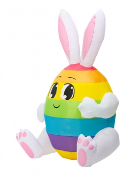 Easter Eggs Inflatable Blow Up Party Decor 1.5m