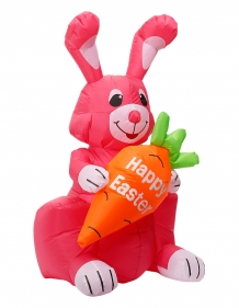 Easter Bunny Inflatable Blow Up Party Decor 1.2m