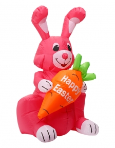 Easter Bunny Inflatable Blow Up Party Decor 1.2m