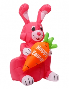 Easter Bunny Inflatable Blow Up Party Decor 1.2m